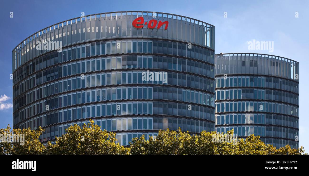 E.ON SE corporate headquarters in Essen, Ruhr area, North Rhine-Westphalia, Germany, Europe Stock Photo