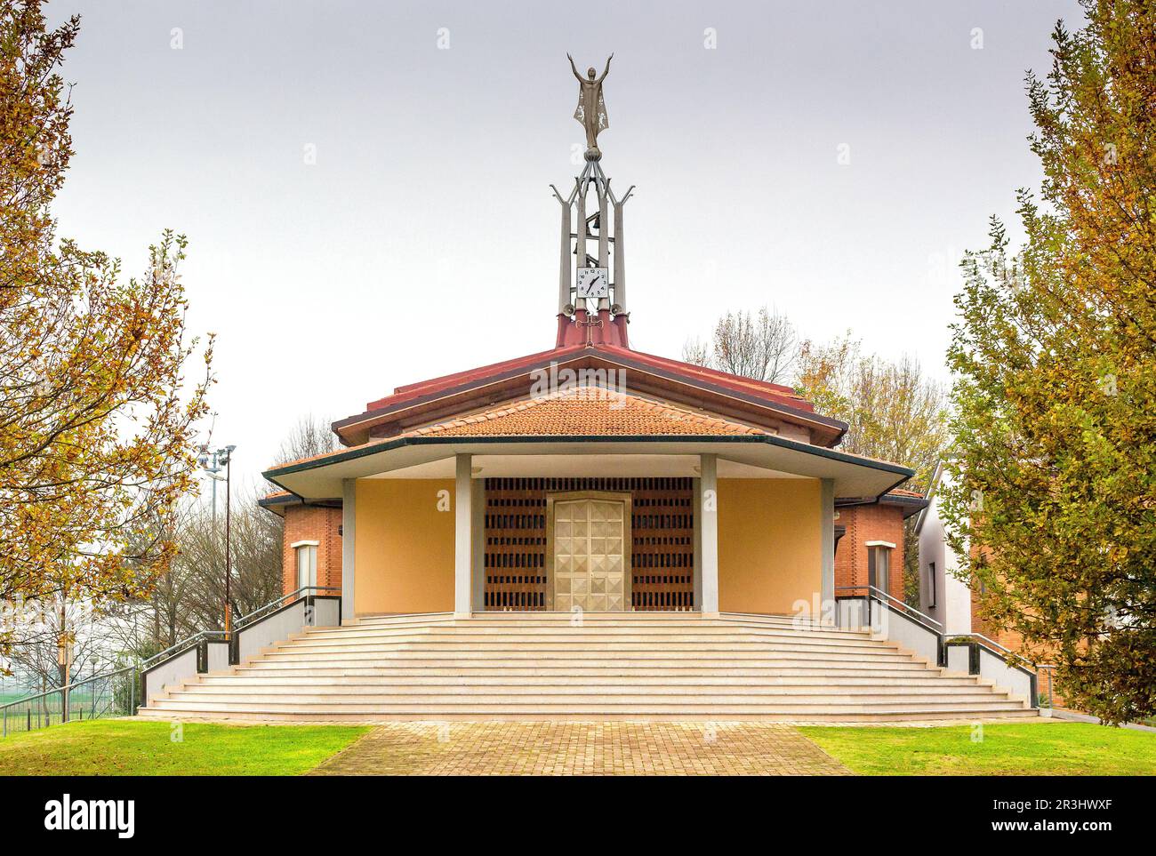 Village church in Italy Stock Photo - Alamy