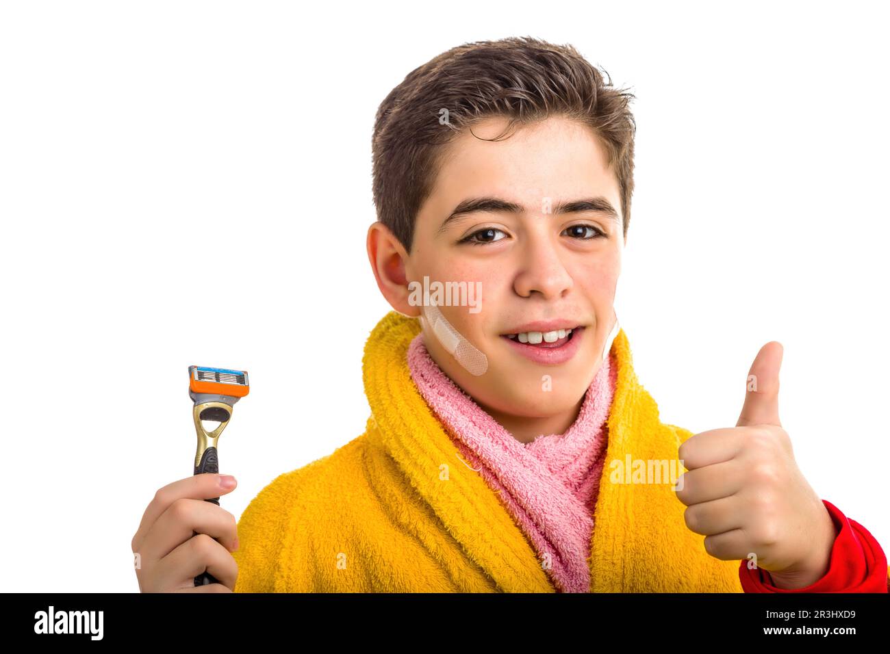 Hispanic boy holding sign hi-res stock photography and images - Alamy