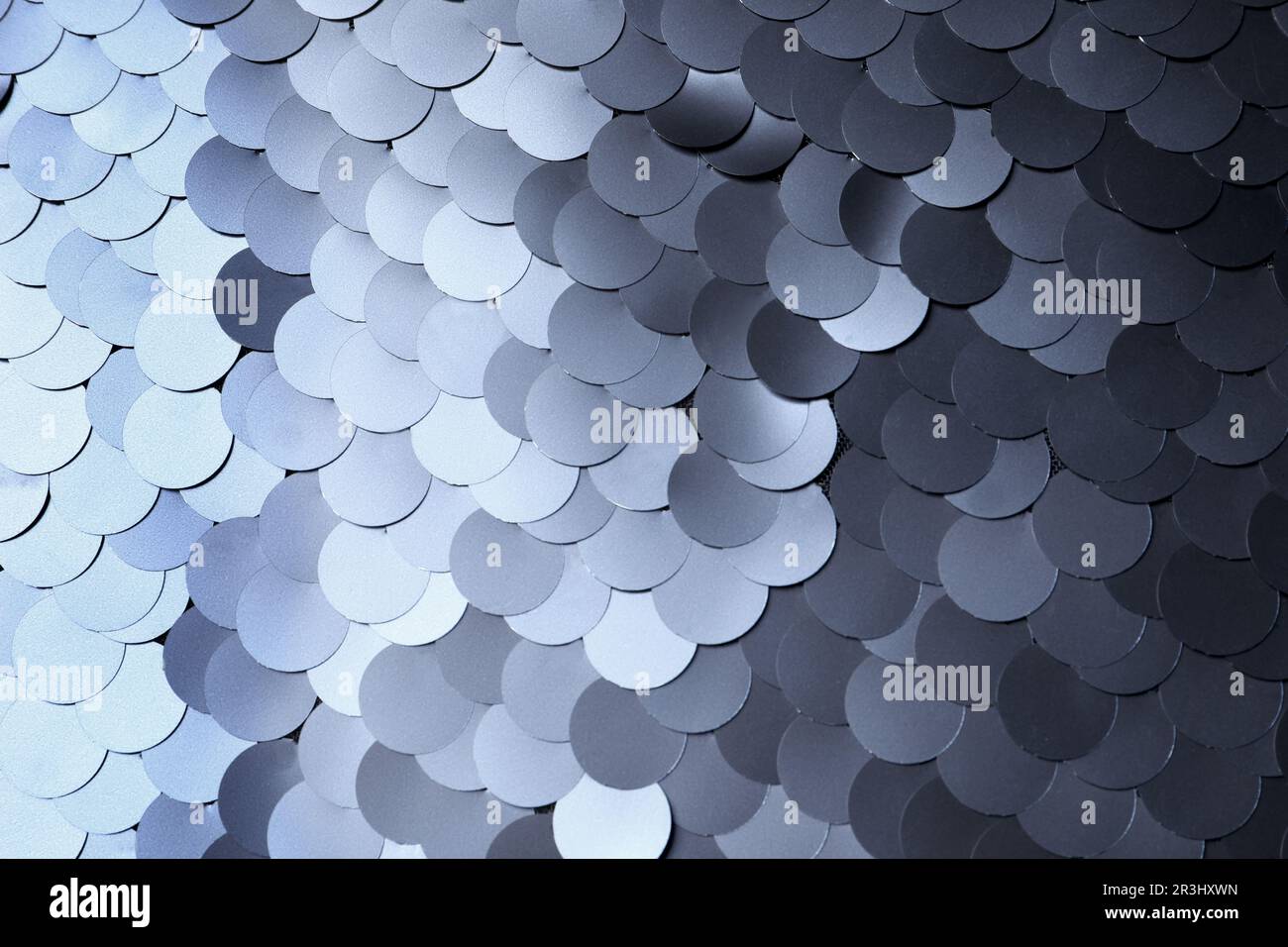Texture of beautiful silver sequins as background, closeup Stock Photo ...