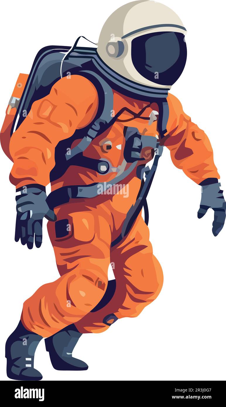 orange space suit for astronaut