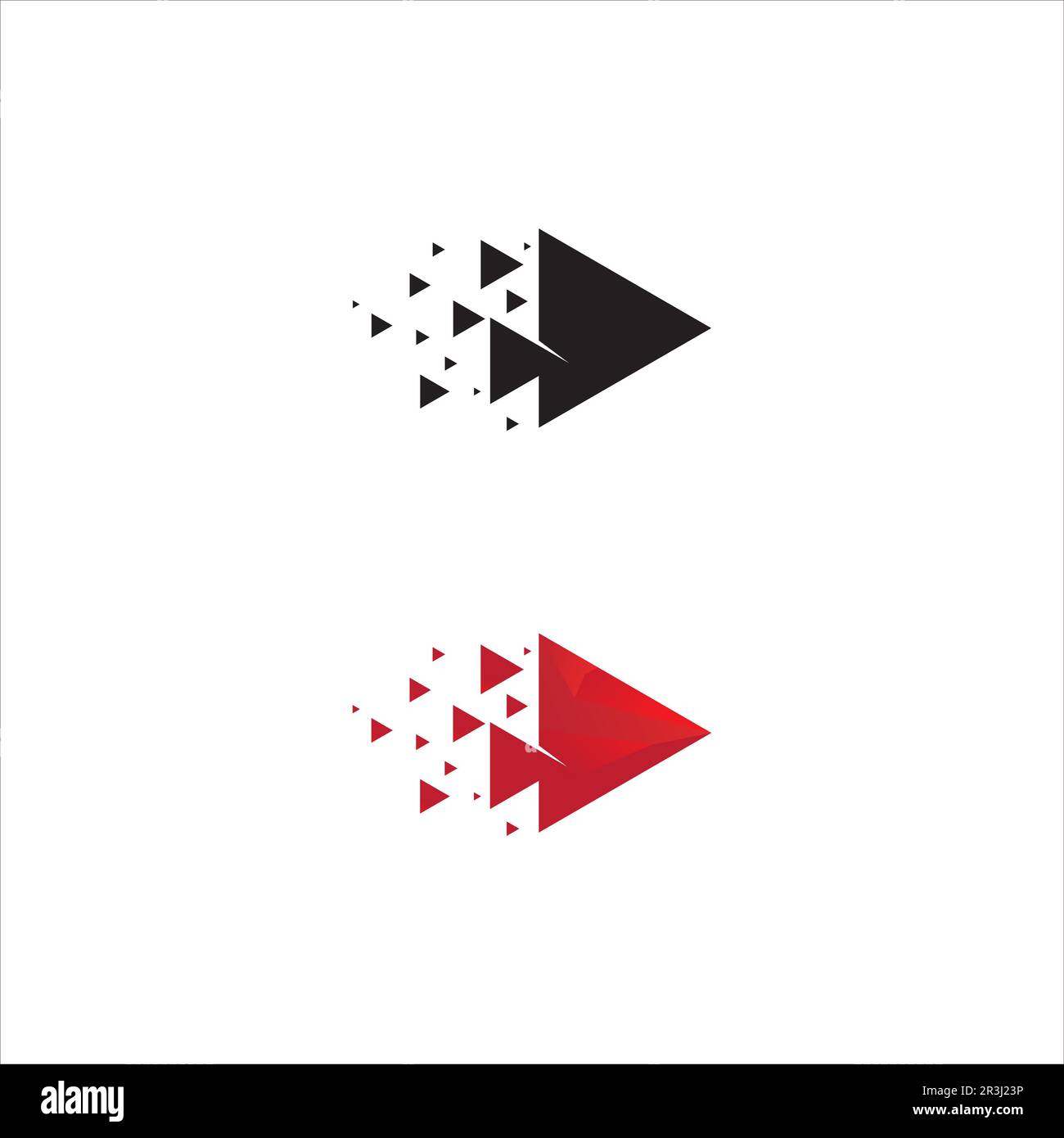 Arrow vector illustration icon Logo Template design Stock Vector Image ...