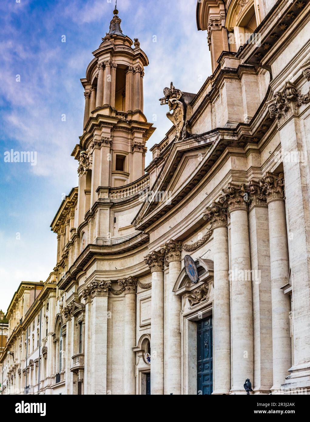Church in Rome, St Agnes Stock Photo - Alamy