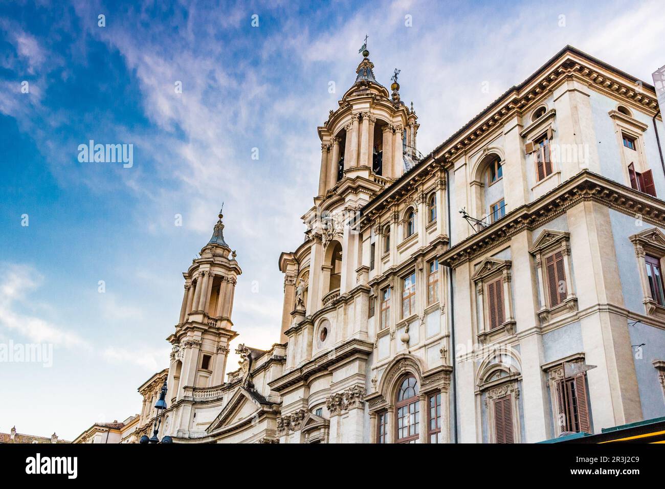 Church in Rome, St Agnes Stock Photo - Alamy