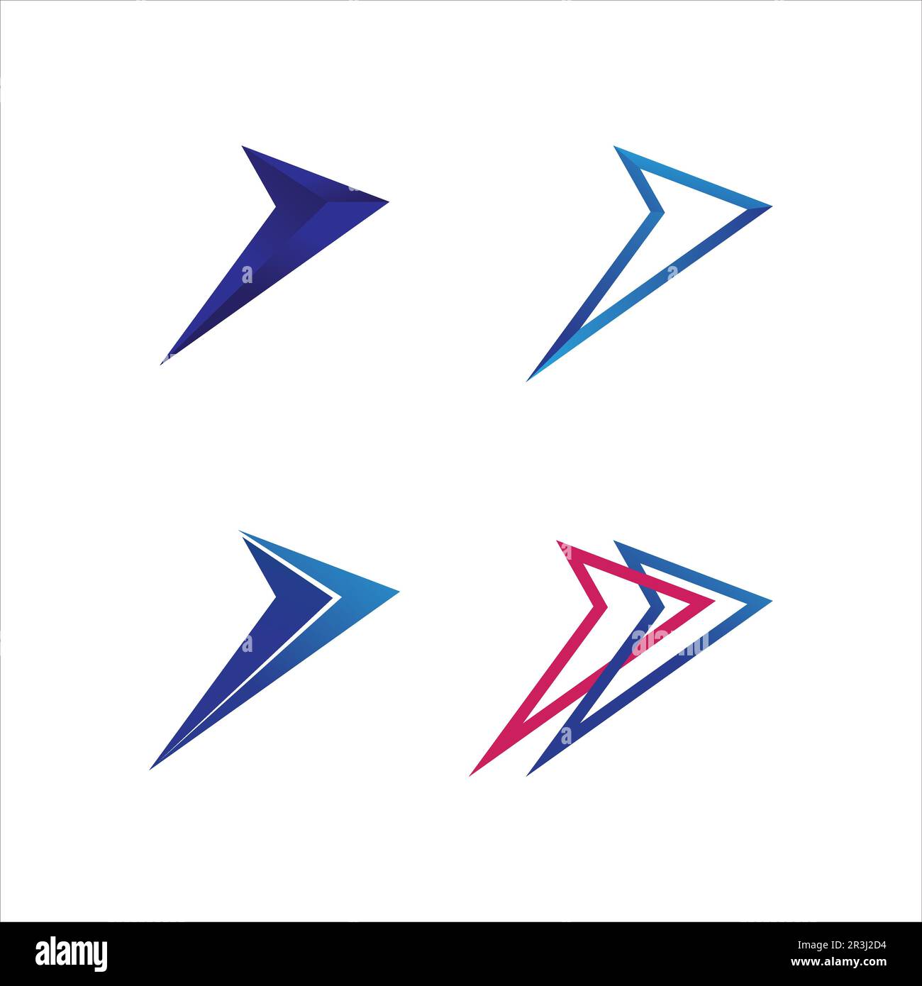 Arrow vector illustration icon Logo Template design Stock Vector Image ...