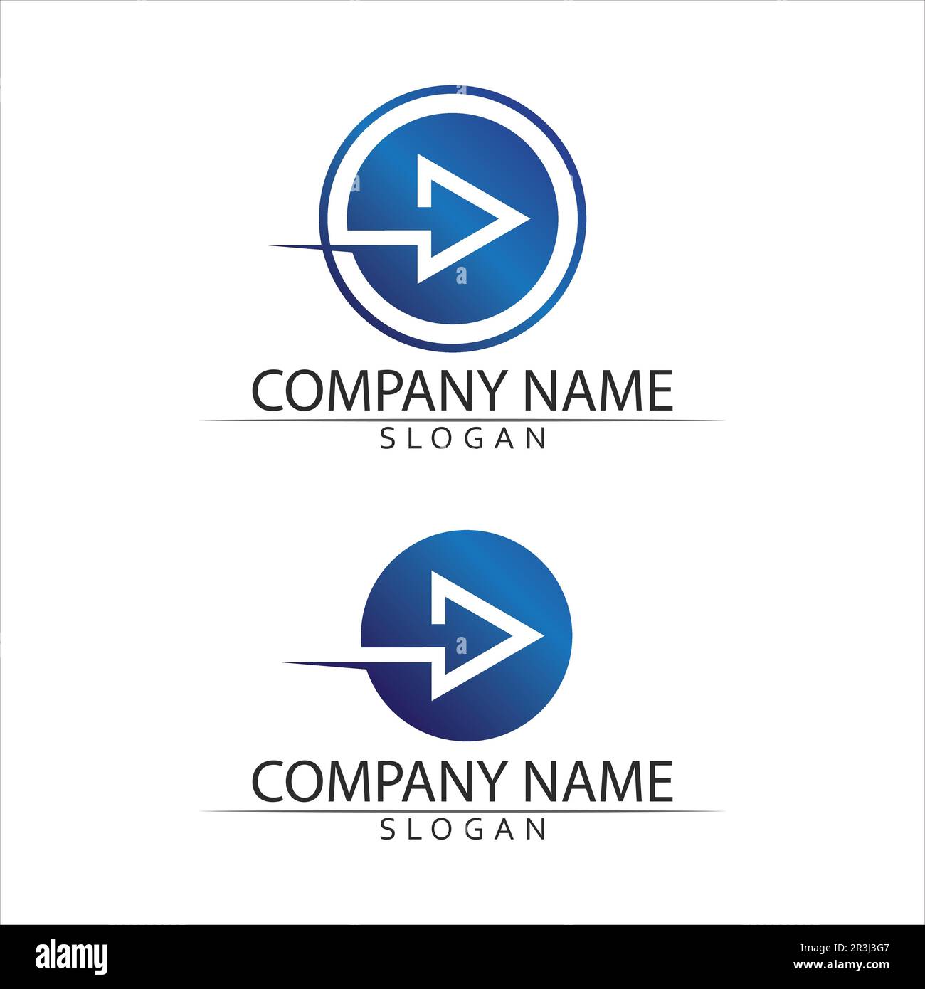Arrow vector illustration icon Logo Template design Stock Vector Image ...