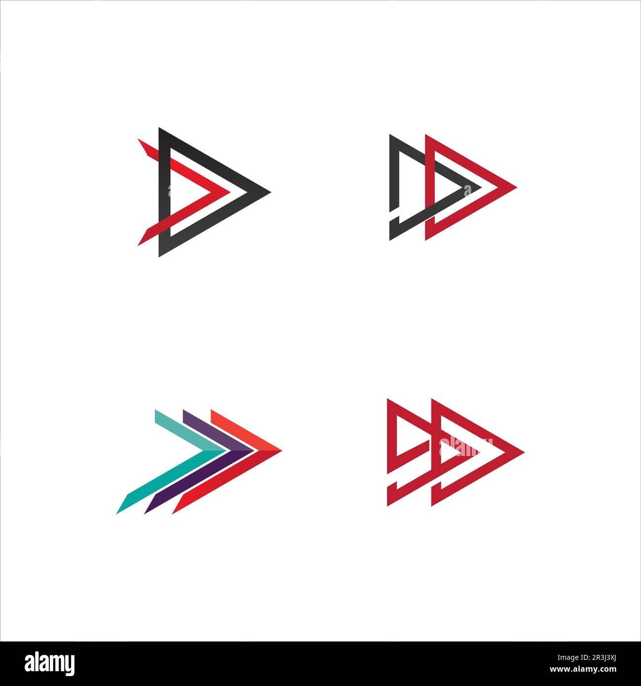 Arrow vector illustration icon Logo Template design Stock Vector Image ...