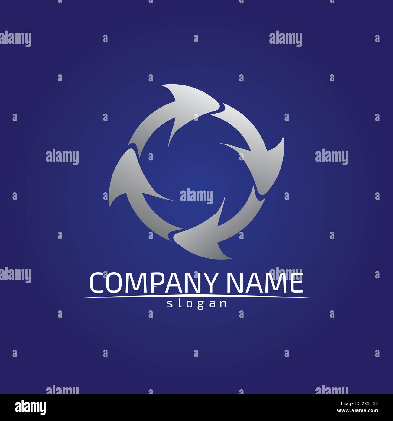 Arrows vector illustration icon Logo Template design Stock Vector Image ...