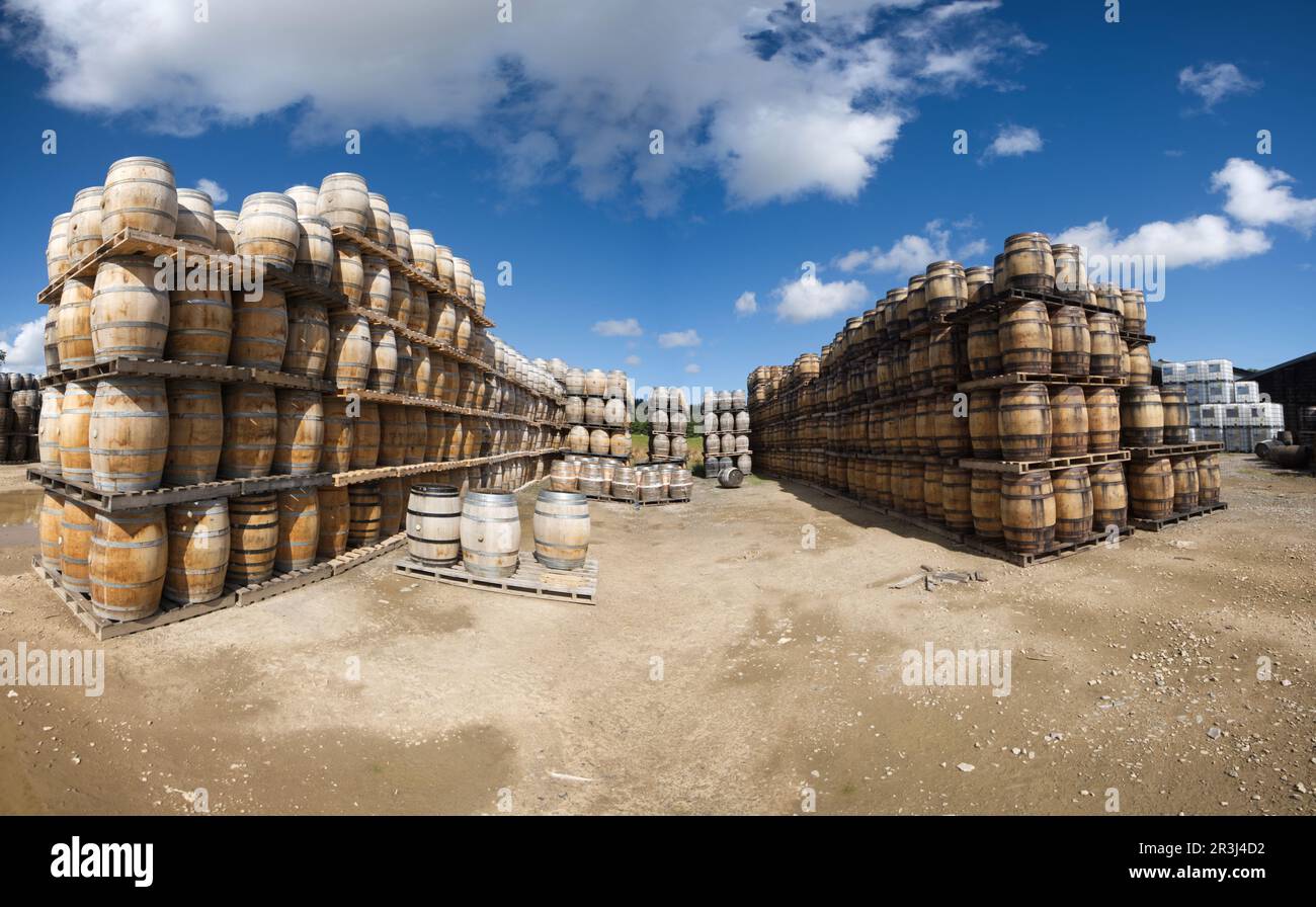 Glen Moray, Whisky, Distillery, Elgin, Highland, Scotland, Great Britain Stock Photo
