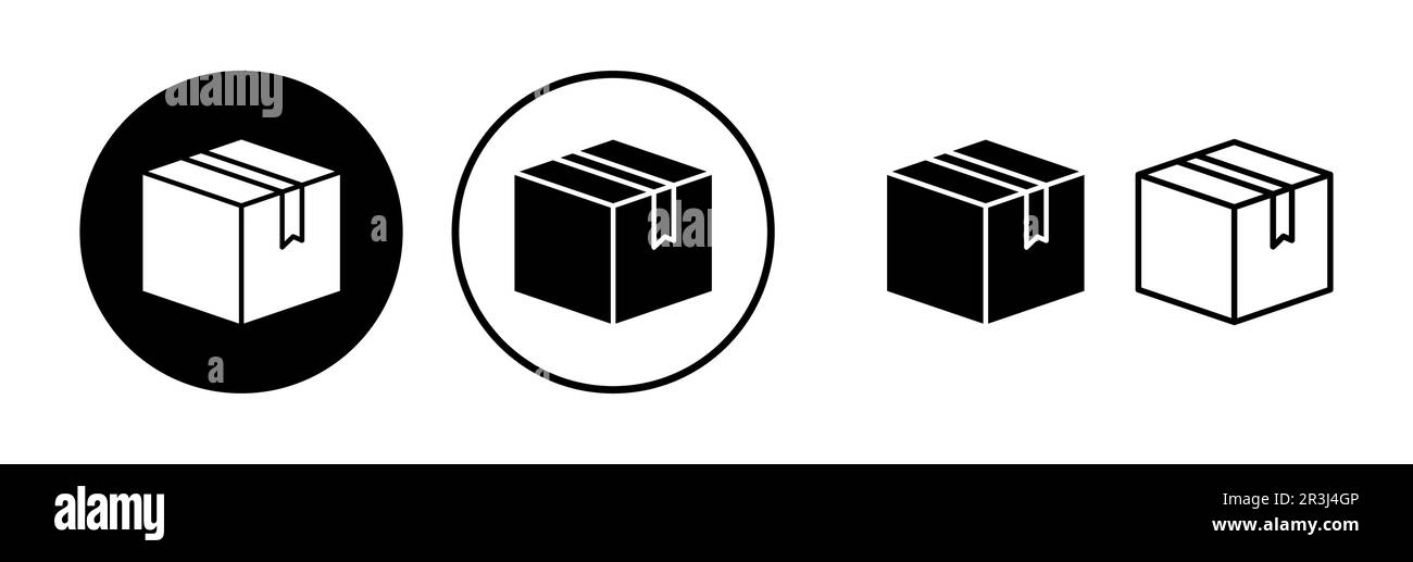 Box icon vector. Box sign. delivery package. parcel box Stock Vector ...