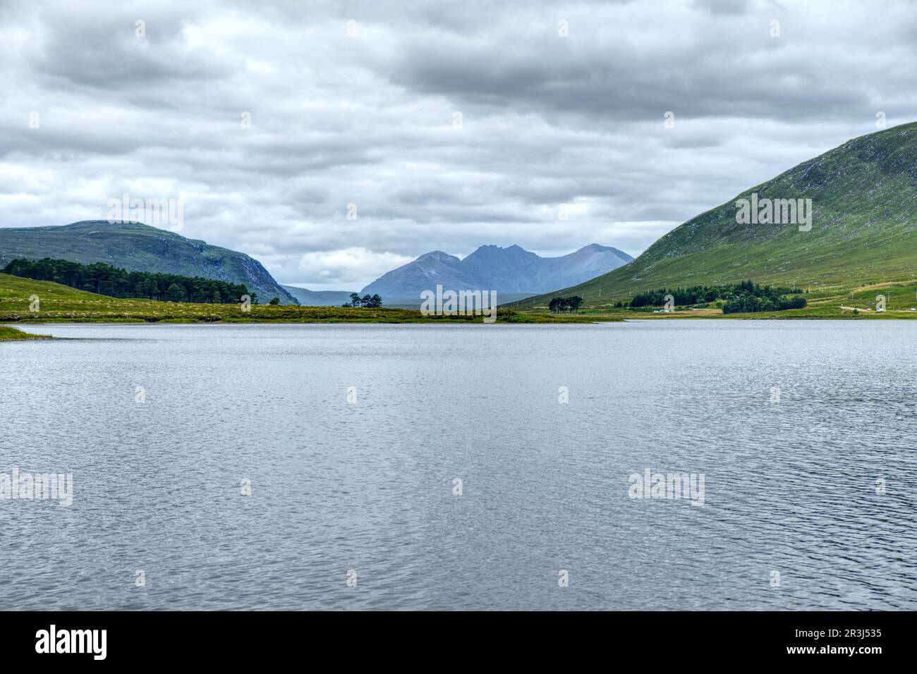 Loch Droma, Scoraig, Highland, Scotland, Great Britain Stock Photo