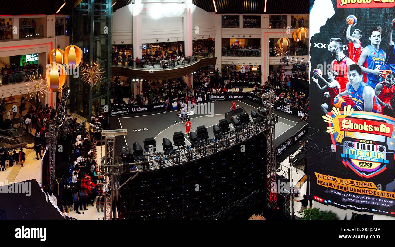 Makati, Philippines. 20th May, 2023. General View 3x3 Basketball 3x3