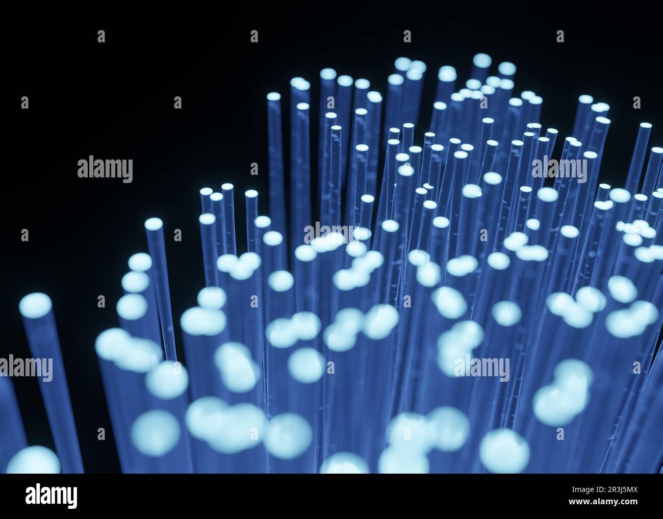 Fibre optic for data transfer transmission Stock Photo Alamy