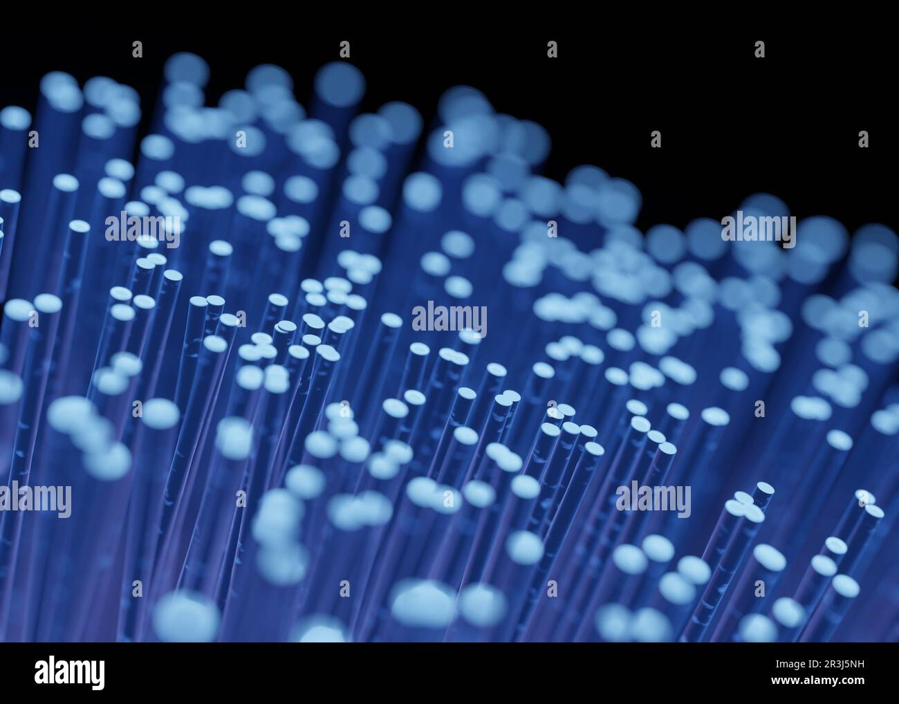 Fibre optic for data transfer transmission Stock Photo Alamy