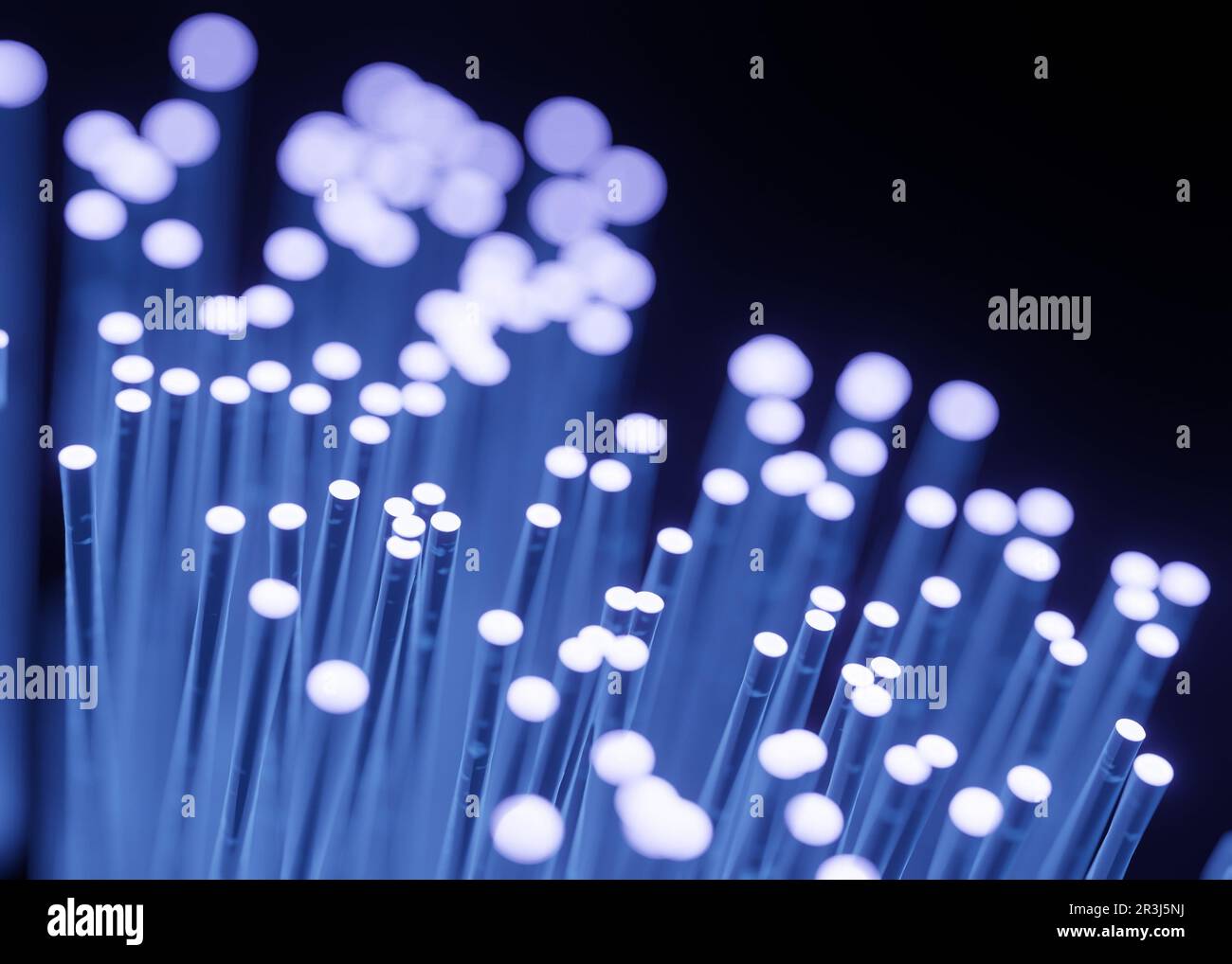 Fibre optic for data transfer transmission Stock Photo Alamy