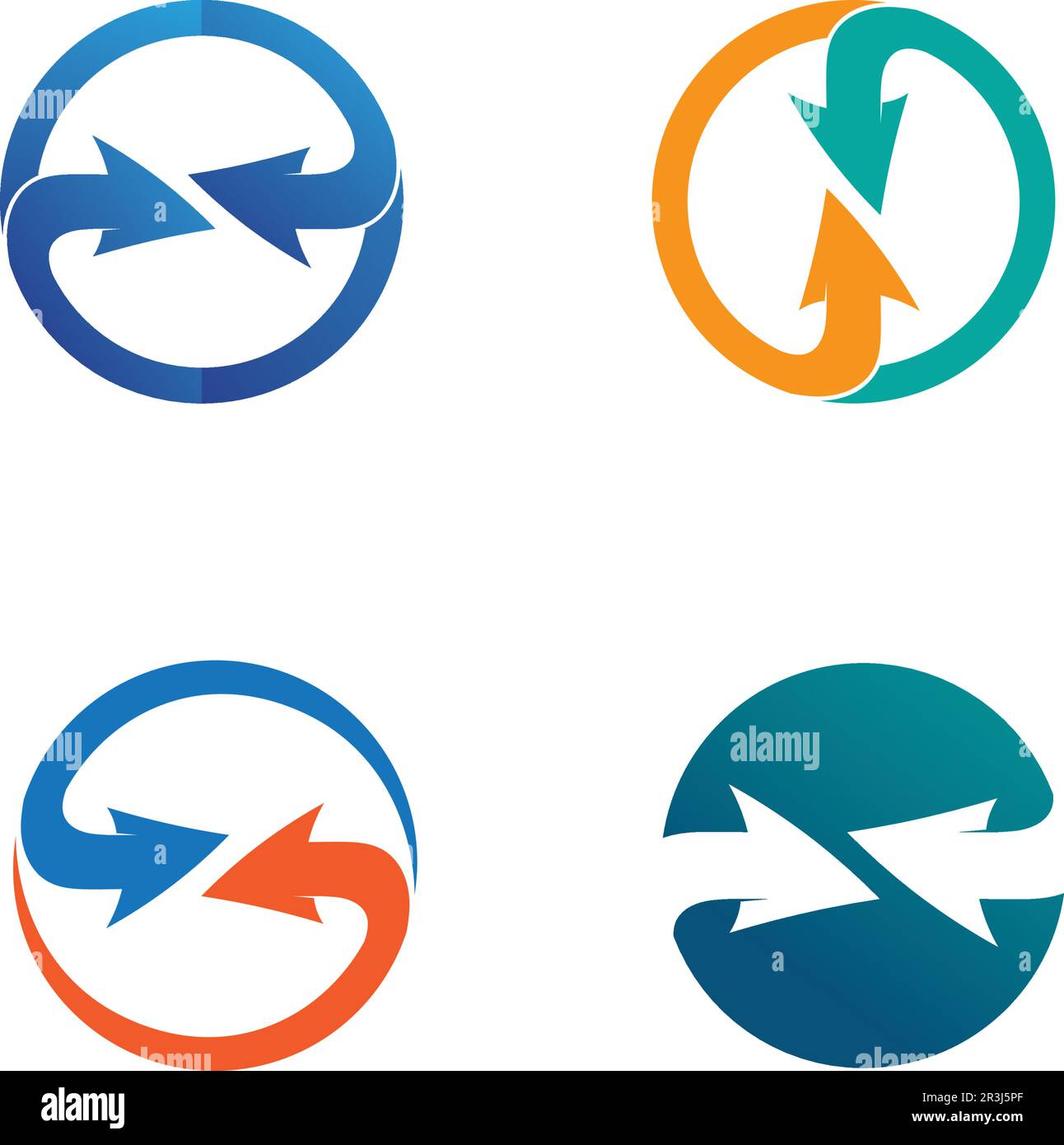 Arrows vector illustration icon Logo Template design Stock Vector Image ...