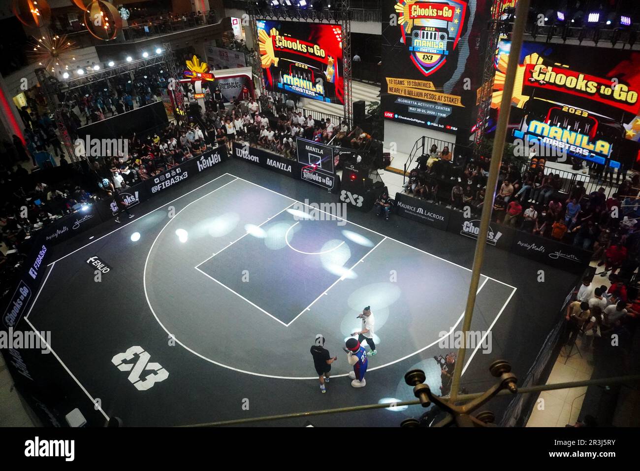 Makati, Philippines. 20th May, 2023. General View 3x3 Basketball 3x3