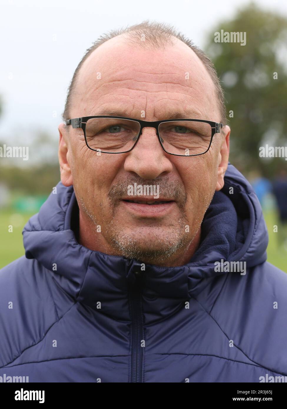 Andreas Thom assistant coach Hertha BSC A-Junioren Bundesliga North-Northeast season 2022-23 Stock Photo