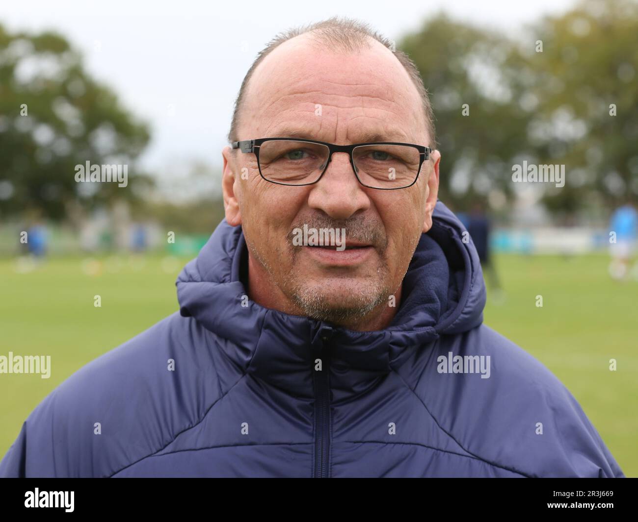Andreas Thom assistant coach Hertha BSC A-Junioren Bundesliga North-Northeast season 2022-23 Stock Photo
