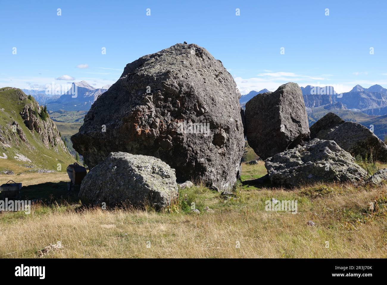 Padon Rishell View from Padon ridge to Fanes group Stock Photo - Alamy