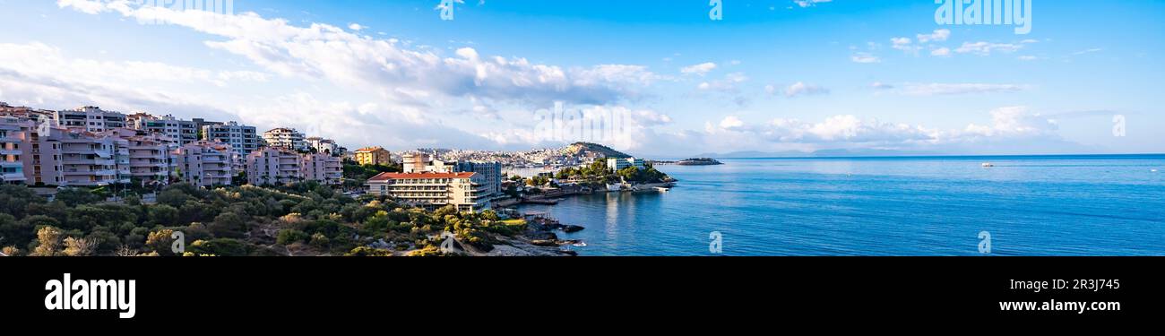 Kusadasi, Turkey – 07.18.2019. Kusadasi Castle In Turkey And Pleasure Boat  Parking On A Summer Evening Stock Photo, Picture And Royalty Free Image.  Image 142486975.