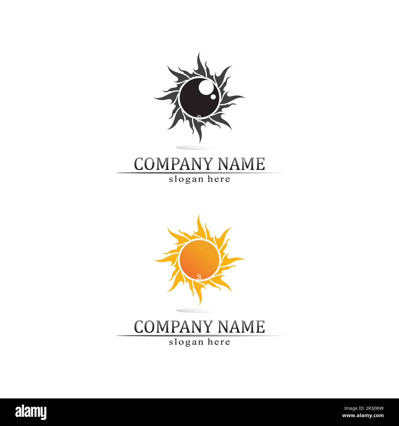 Sun Vector illustration Icon Logo Template design Stock Vector