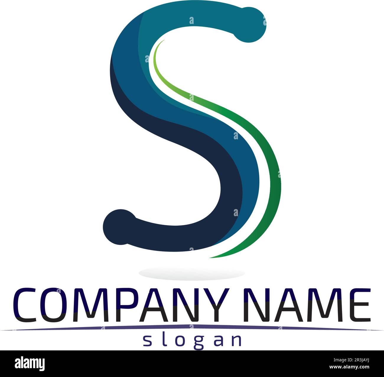 Business corporate letter S logo design vector Stock Vector Image & Art ...