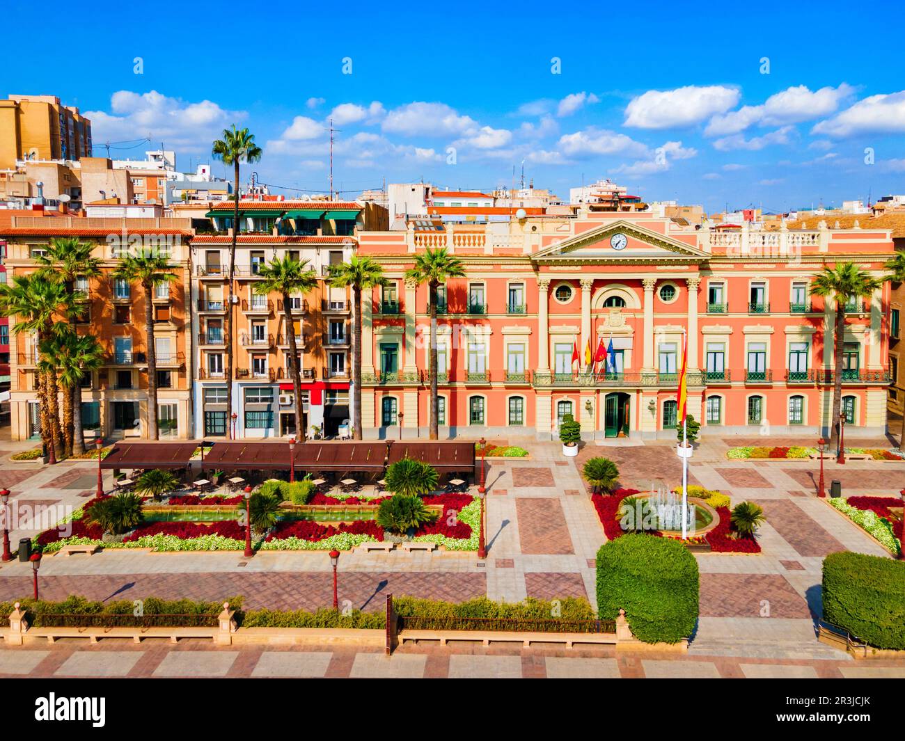 Aerial city hall building in hi-res stock photography and images - Alamy