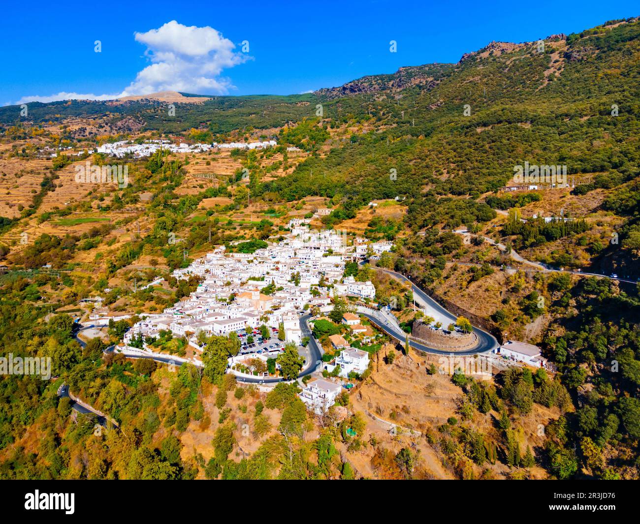 Pampaneira Village Aerial Panoramic View Pampaneira Is A Village In pampaneira-village-aerial-panoramic-view-pampaneira-is-a-village-in