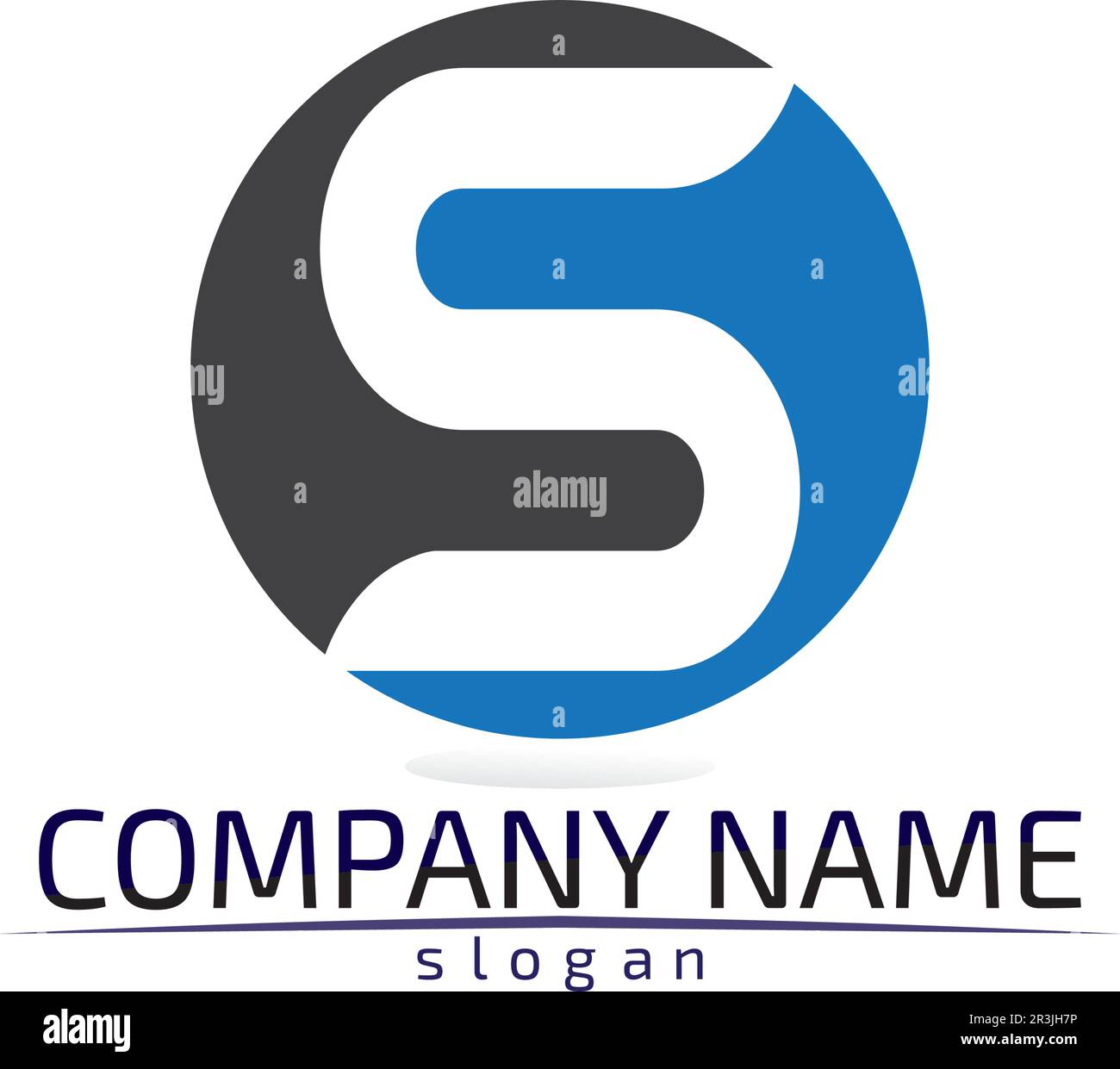 Business corporate letter S logo design vector Stock Vector Image & Art ...