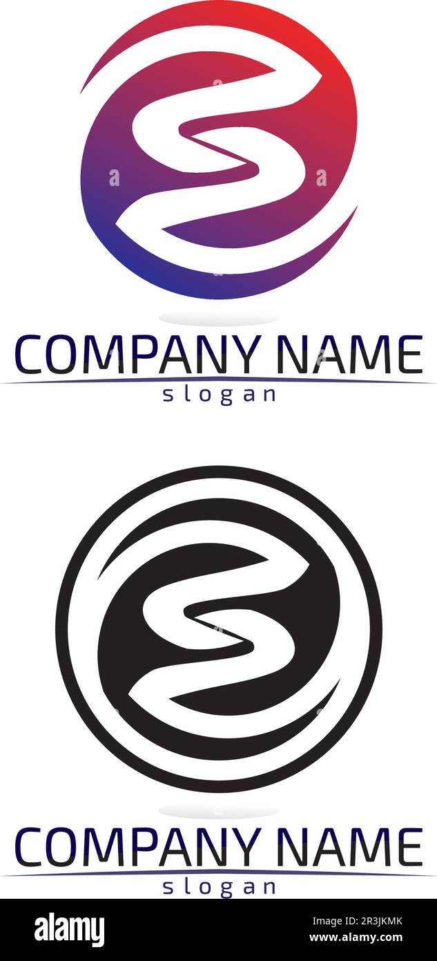 Business corporate letter S logo design vector Stock Vector Image & Art ...