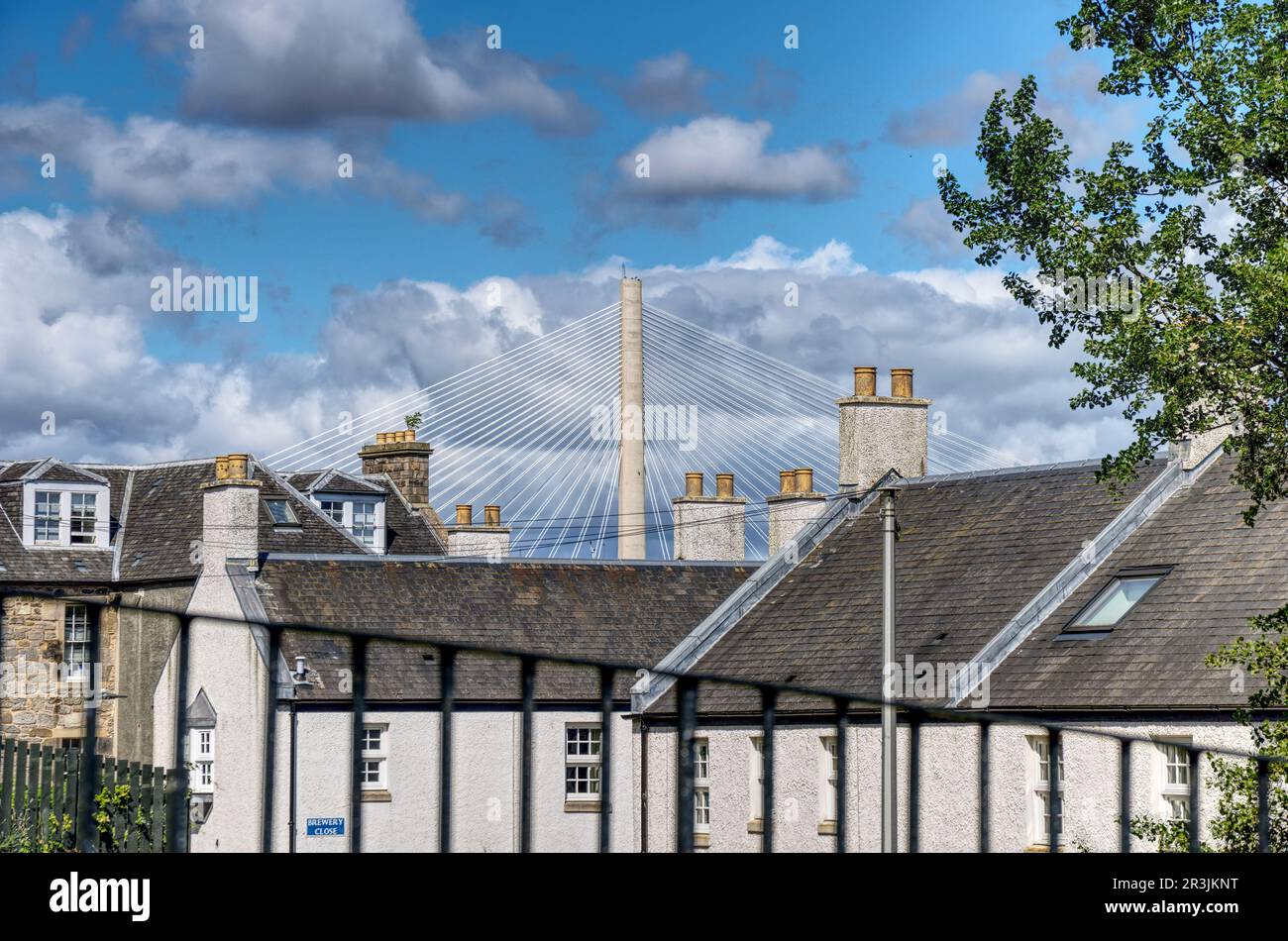 Edinburgh, South Queensferry, Queensferry Crossing, Scotland, Great Britain Stock Photo
