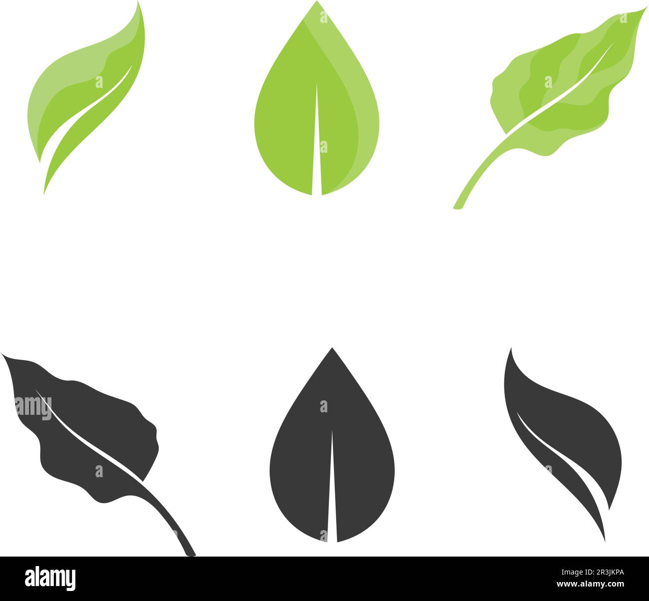 Tree leaf vector logo design eco friendly concept Stock Vector Image ...