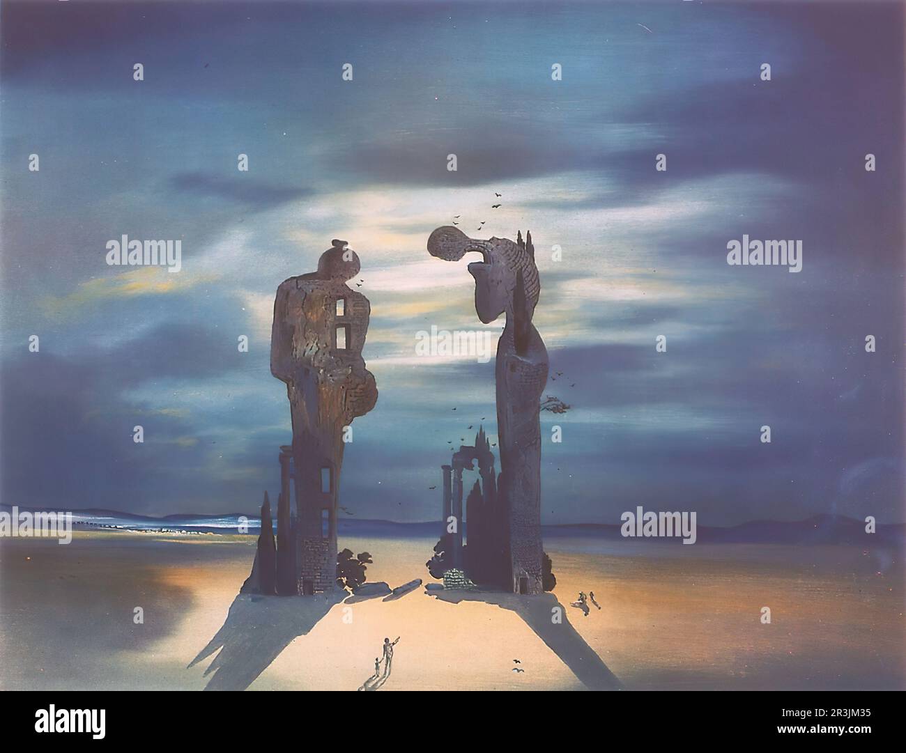 Salvador Dali, Archeological Reminiscence Of Millet'S Angelus Stock