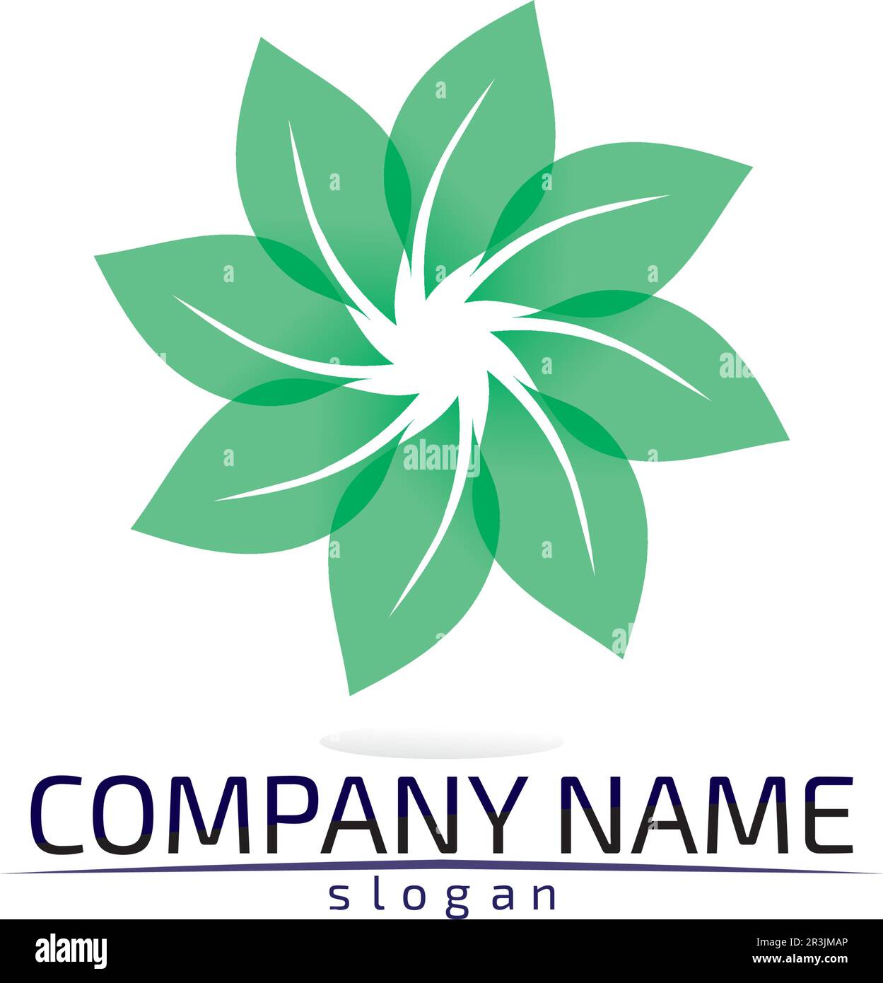 Tree leaf vector logo design eco friendly concept Stock Vector Image ...
