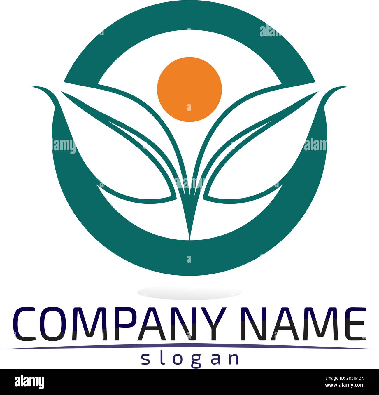Tree leaf vector logo design eco friendly concept Stock Vector Image ...