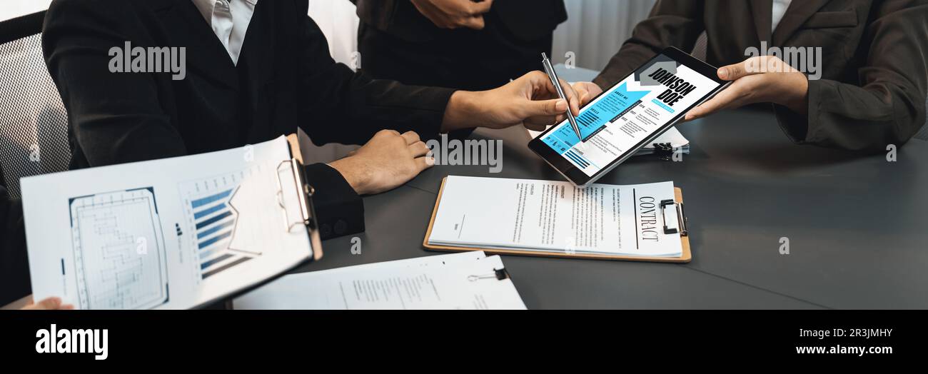 Candidate and interviewer discuss work experience and qualifications in