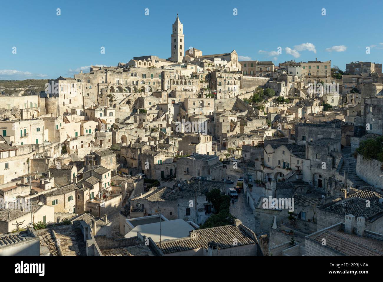 The historic town of Matera in Southern Italy Stock Photo
