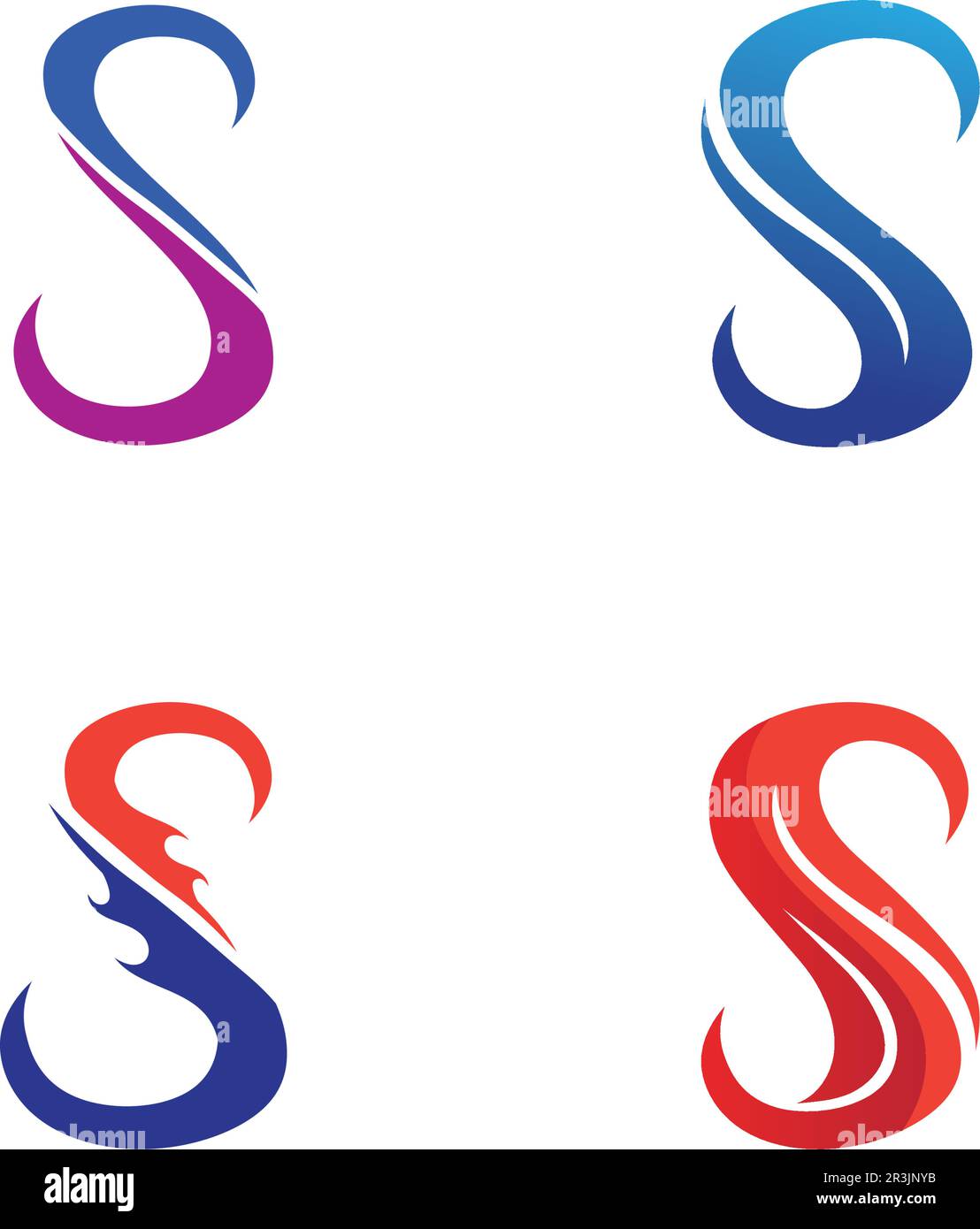 Business corporate letter S logo design vector Stock Vector Image & Art ...