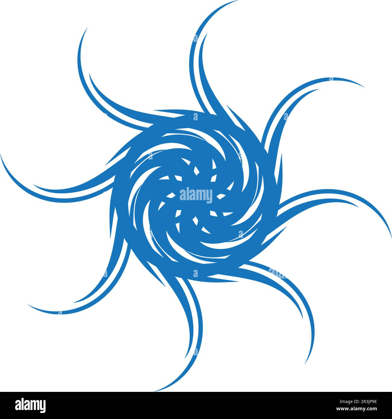 Sound waves vector illustration design template Stock Vector