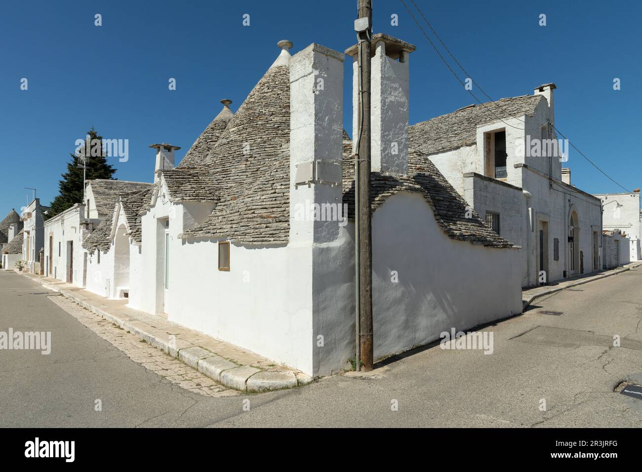 Typical trulli houses in Alberobello, Apulia, Italy Stock Photo