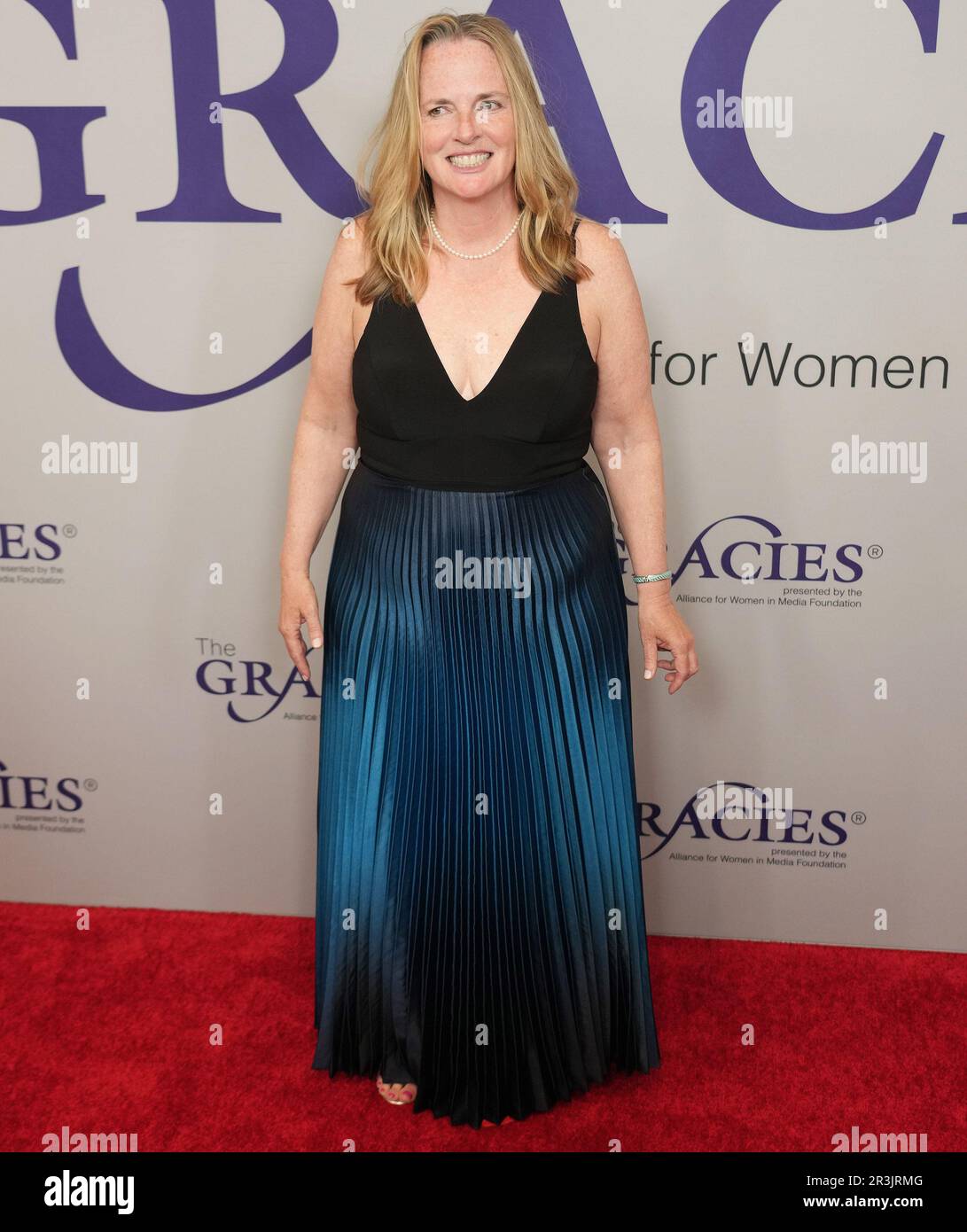 Los Angeles, USA. 23rd May, 2023. Karen Trosset arrives at The Alliance For Women In Media Foundation's 48th Annual Gracie Awards Gala held at the Beverly Wilshire Four Seasons Hotel in Beverly Hills, CA on Tuesday, ?May 23, 2023. (Photo By Sthanlee B. Mirador/Sipa USA) Credit: Sipa USA/Alamy Live News Stock Photo