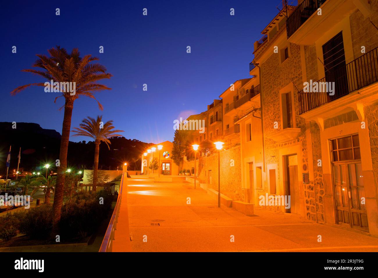 Oratorio de Sant Ramon de Penyafort (s.XVIII).Puerto de Soller.Sierra de Tramuntana.Mallorca.Baleares.España. Stock Photo