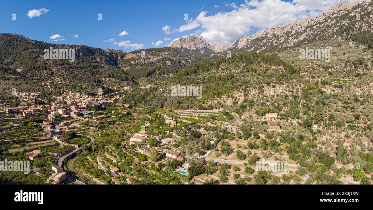 Fornalutx, Mallorca, Balearic Islands, Spain. Stock Photo