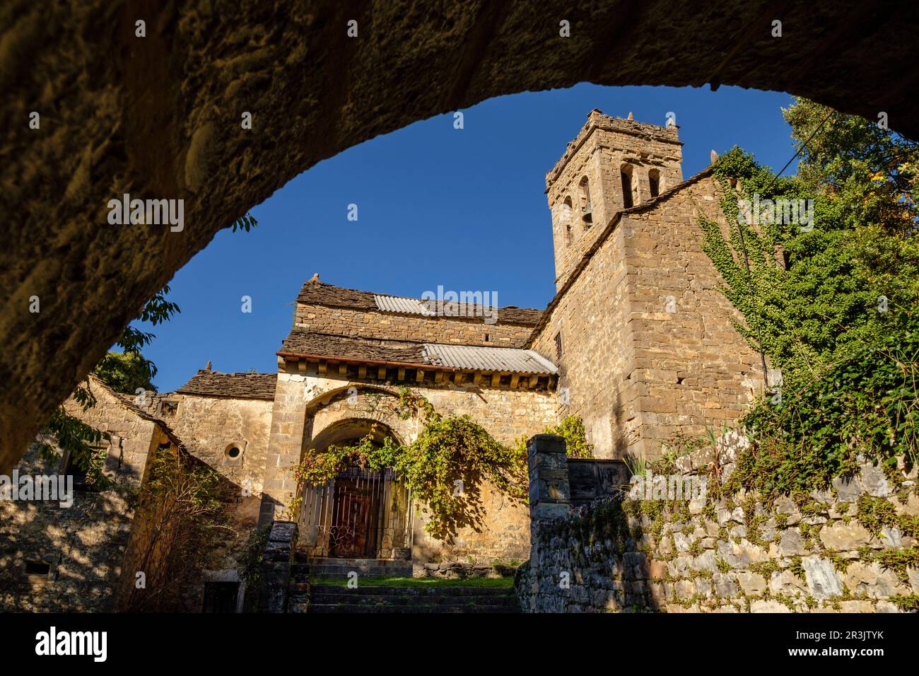 iglesia de la Virgen de la Asunción, siglo XII, Asín de Broto ...
