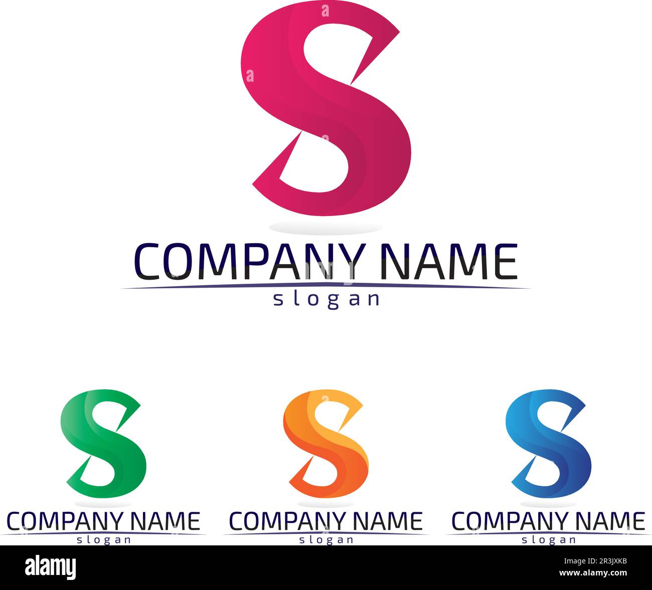 Business corporate letter S logo design vector Stock Vector Image & Art ...