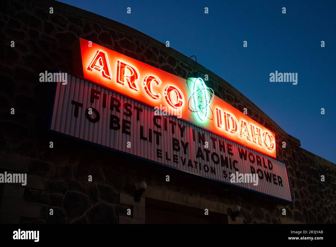 The Recreation Hall in Arco, Idaho was constructed as a Works Progress