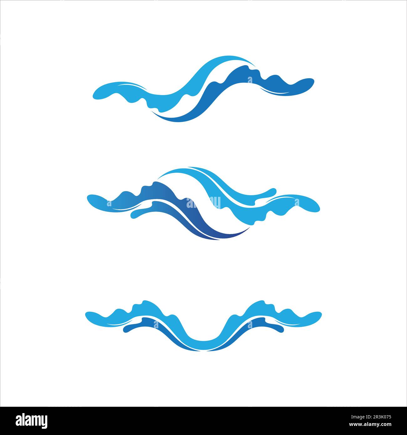 Water wave icon vector illustration design logo Stock Vector Image ...
