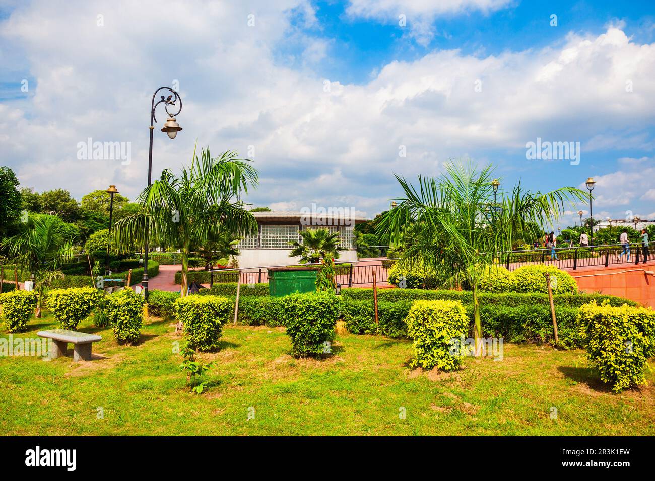 Central Park at the Rajiv Chowk street in Connaught Place district in