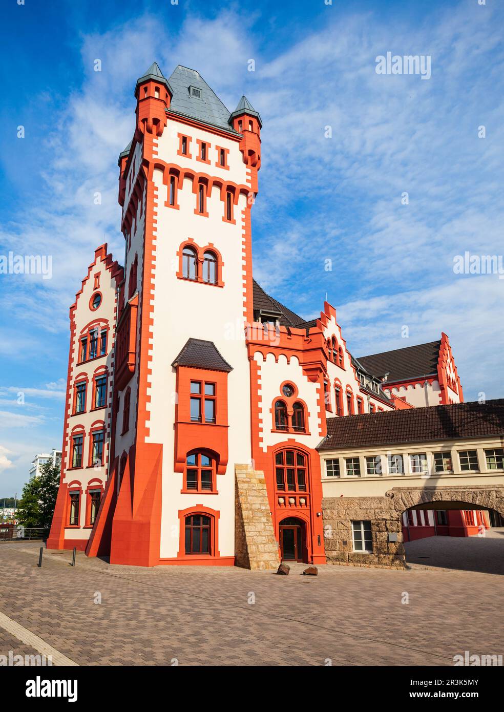 Horder Castle or Burg Hoerde at Lake Phoenix in Dortmund city in Germany Stock Photo